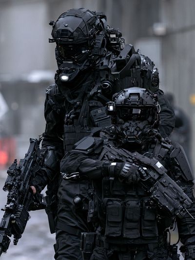 Tactical Cyber Soldiers Poster.