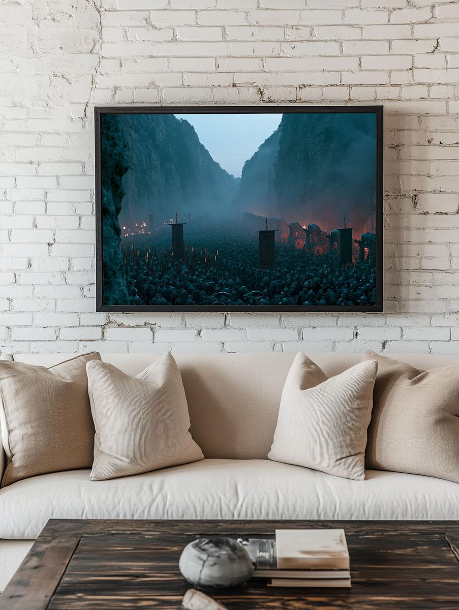 Samurai Canyon Battle Poster. room preview