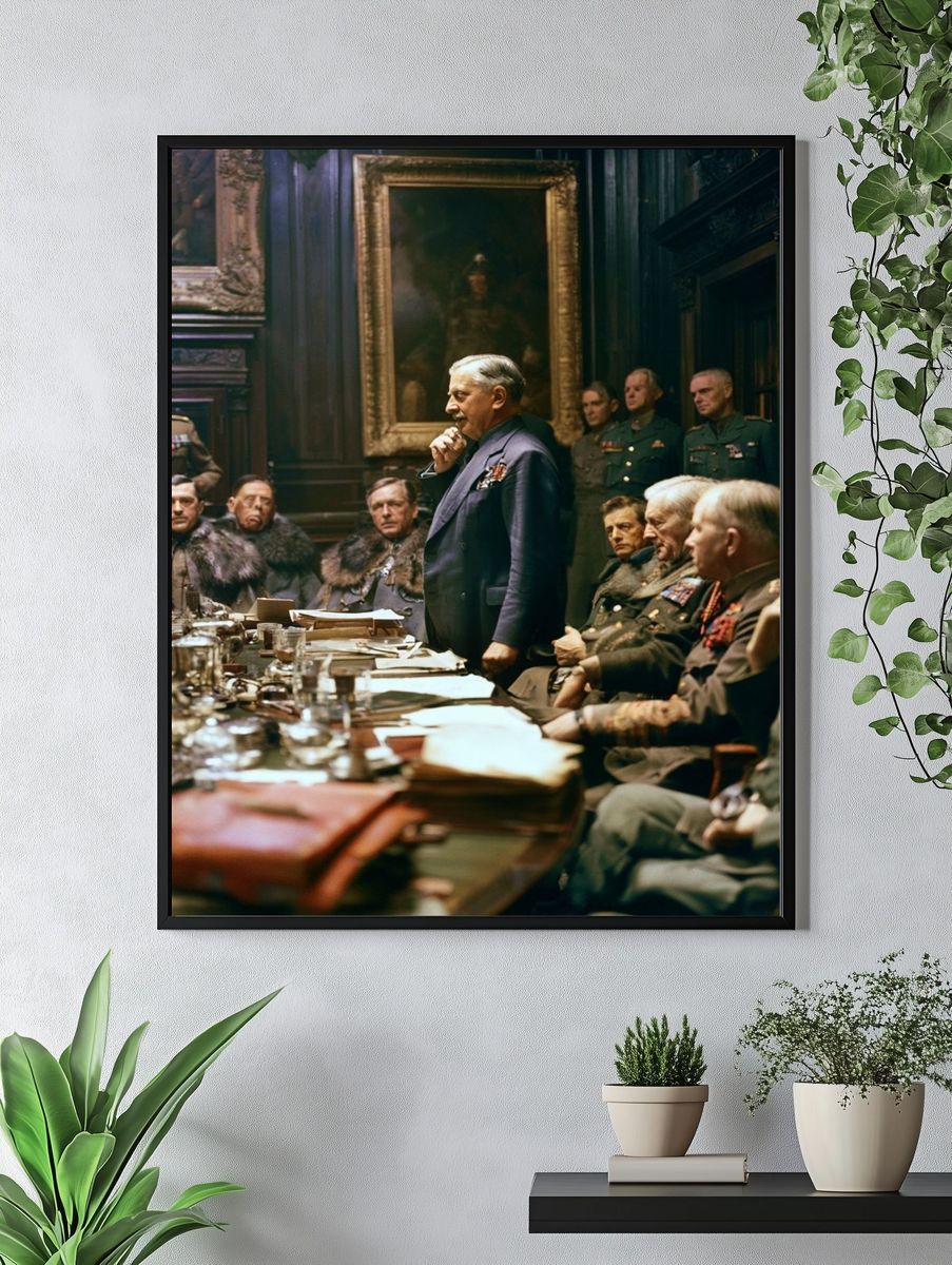 War Room Council Scene Print. — room view 4
