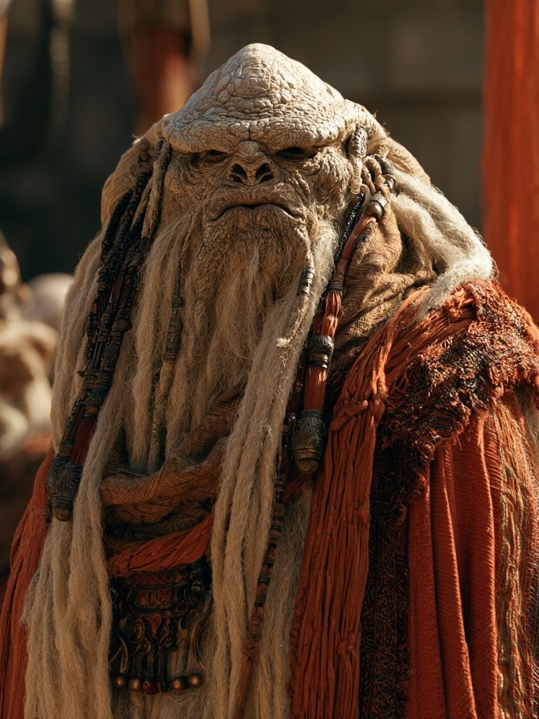Mystic Alien Elder Portrait Poster. poster detail