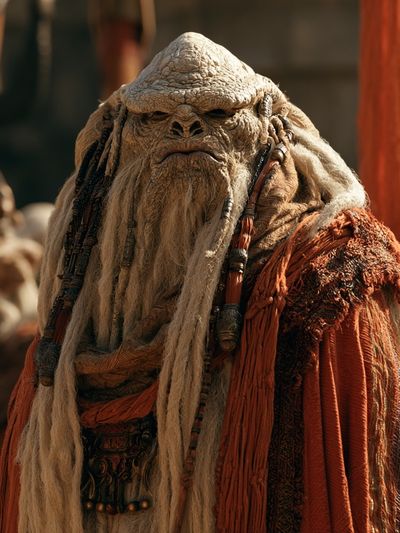 Mystic Alien Elder Portrait Poster. poster
