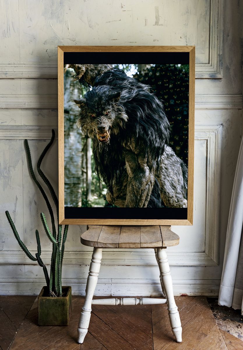 Werewolf Horror Movie Poster. — room view 1