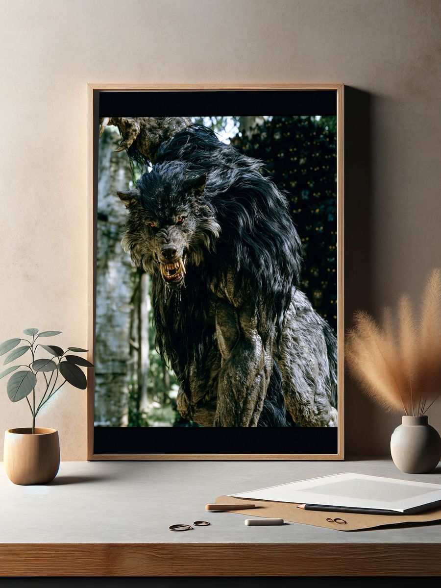 Werewolf Horror Movie Poster. — room view 2