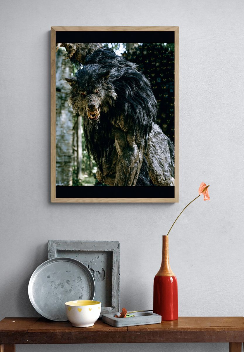 Werewolf Horror Movie Poster. — room view 3