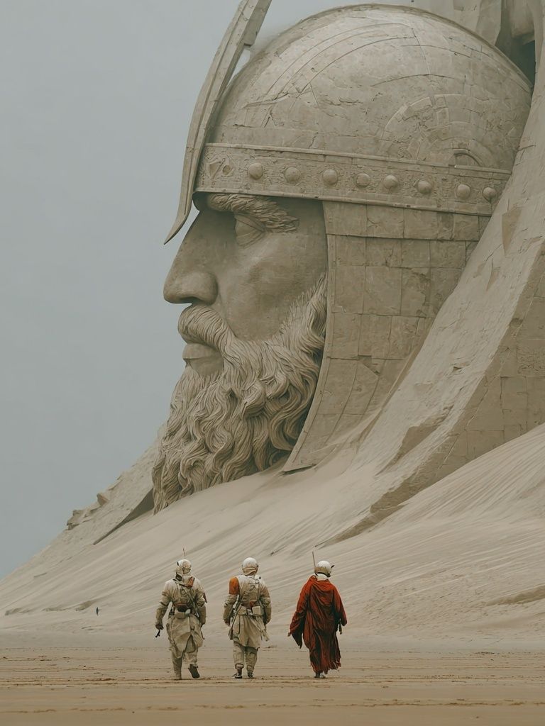 Desert Giant Sci-Fi Poster. poster — movies art