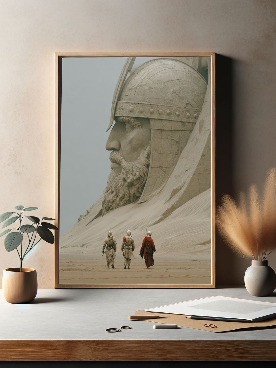Desert Giant Sci-Fi Poster. — room view 2