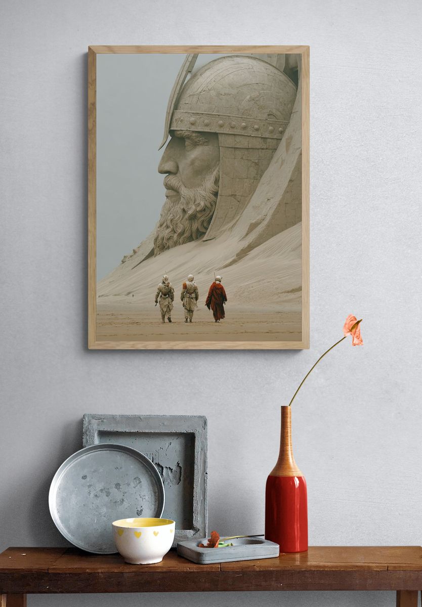 Desert Giant Sci-Fi Poster. — room view 3