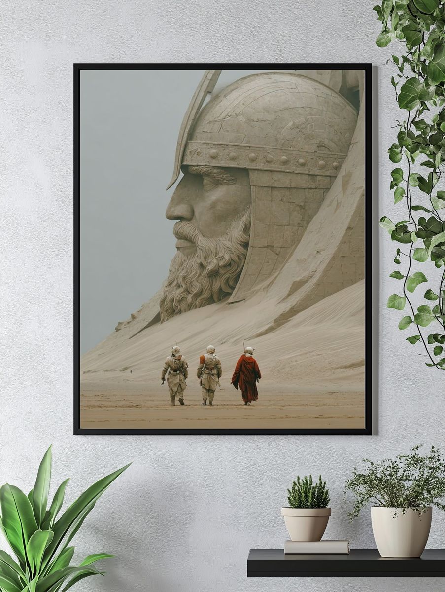 Desert Giant Sci-Fi Poster. — room view 4