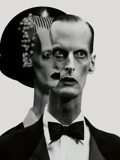 Frankenstein Portrait Typography Print.
