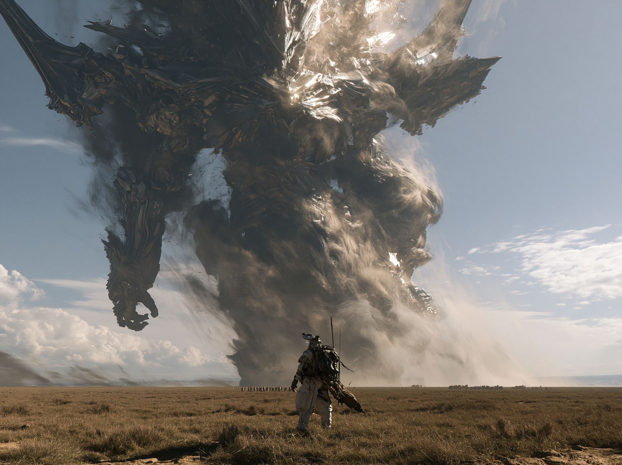 Colossal Sci-Fi Battle Print. poster detail