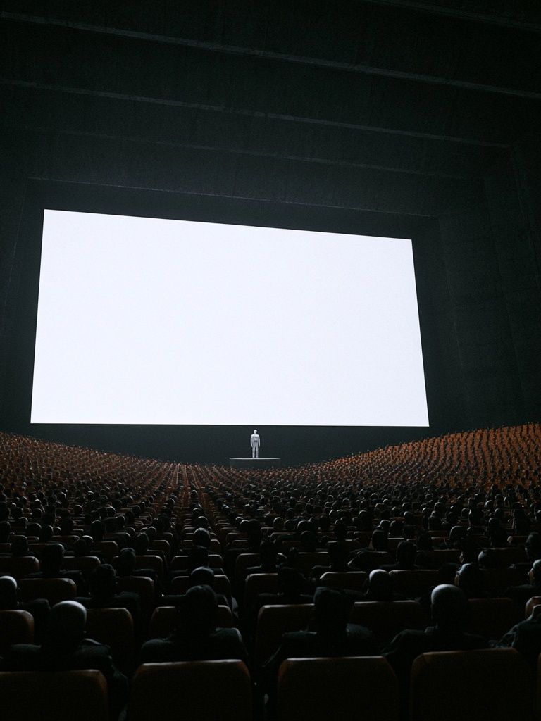 Cinematic Theater Screen Poster. poster — movies art