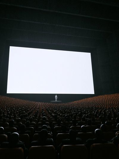 Cinematic Theater Screen Poster.