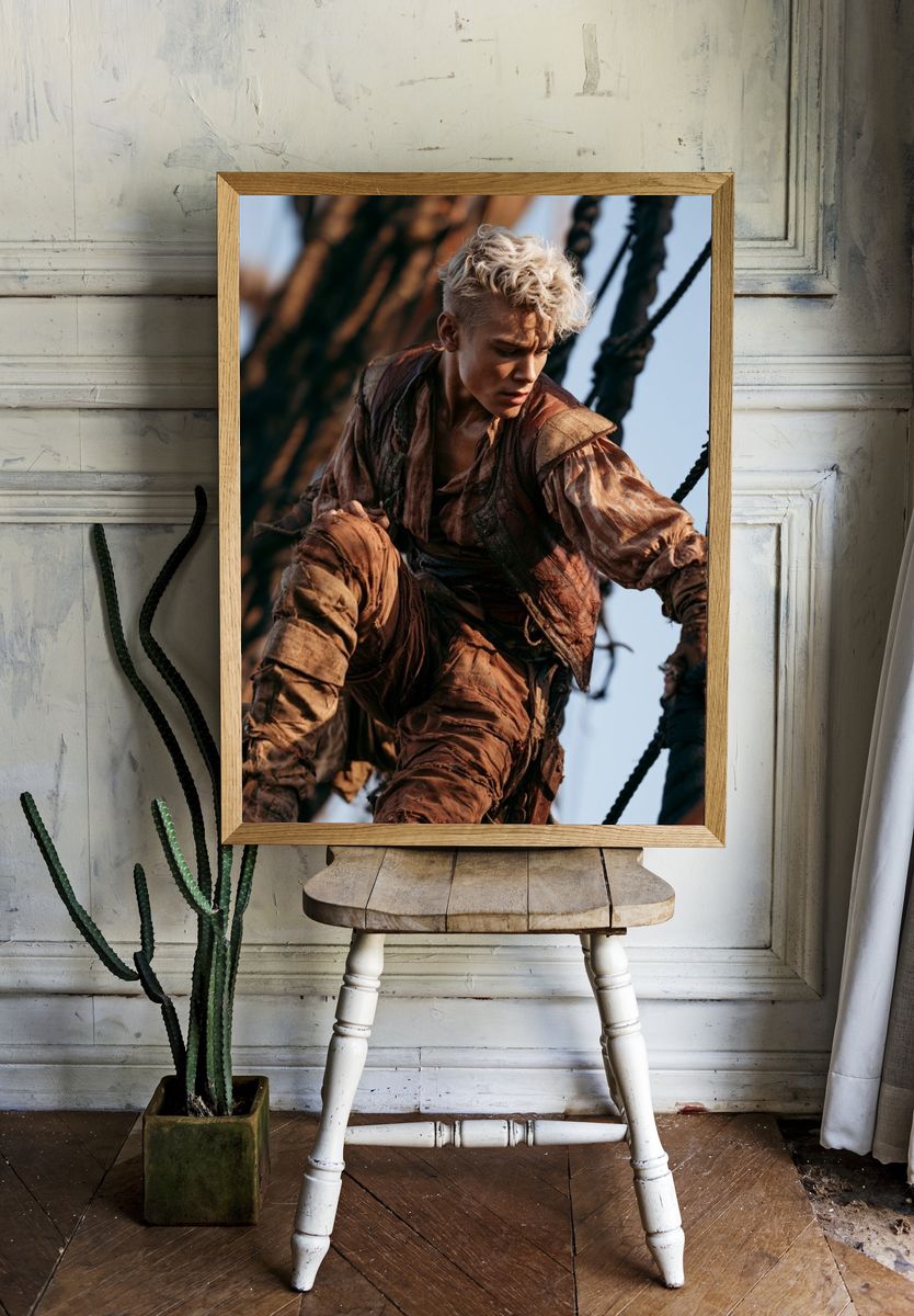 Fantasy Pirate Climber Poster. room preview
