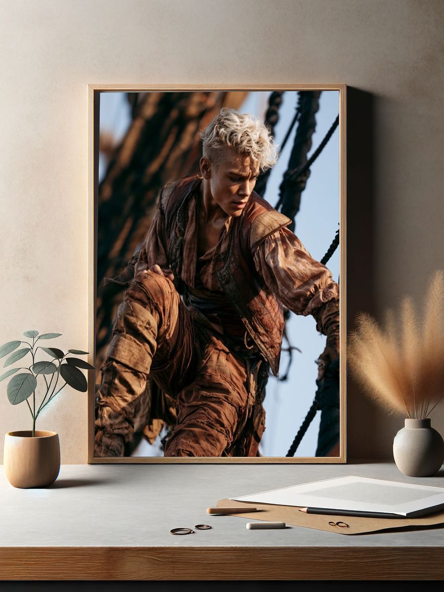 Fantasy Pirate Climber Poster. — room view 2