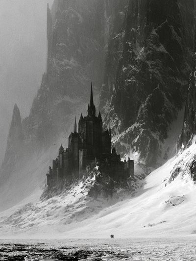Snowbound Castle — Fantasy Print.