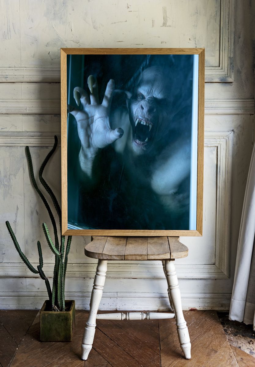 Vampire Creature Horror Poster. — room view 1