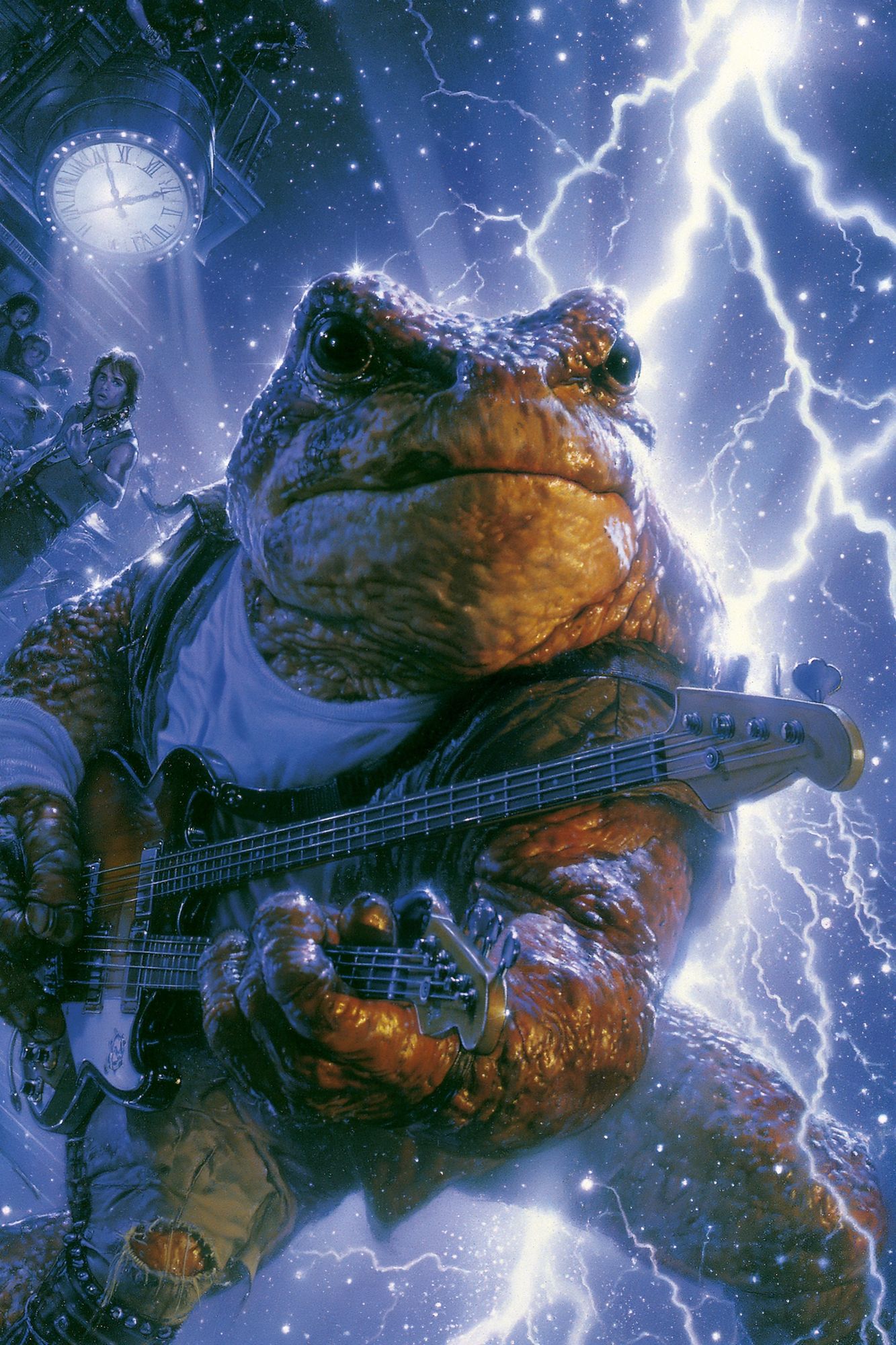 Frog Bassist Sci-Fi Poster. poster — movies art