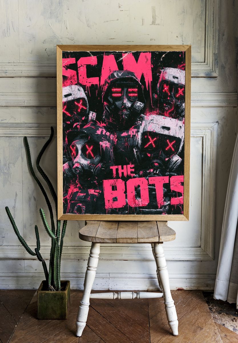 The Bots Sci-Fi Poster. — room view 1