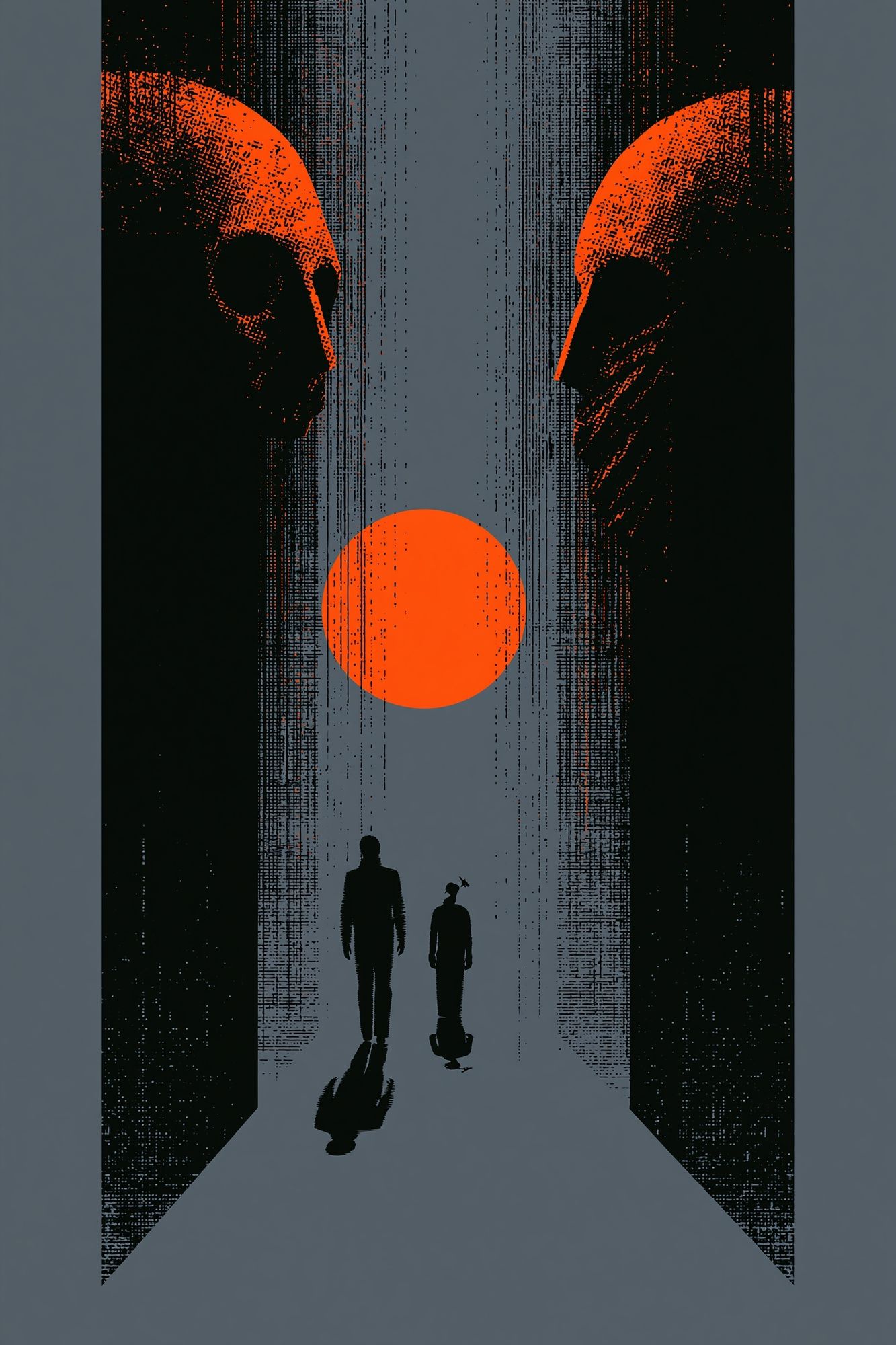 Alien Corridor Sci-Fi Poster. poster — movies art