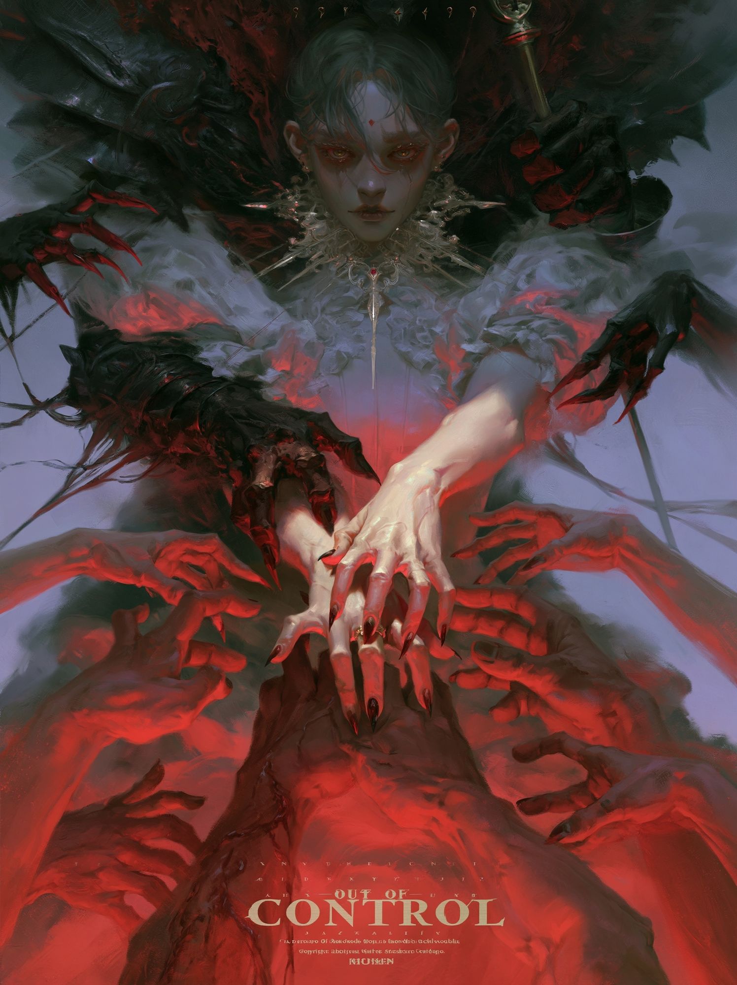 Out of Control Dark Fantasy Poster. poster — movies art