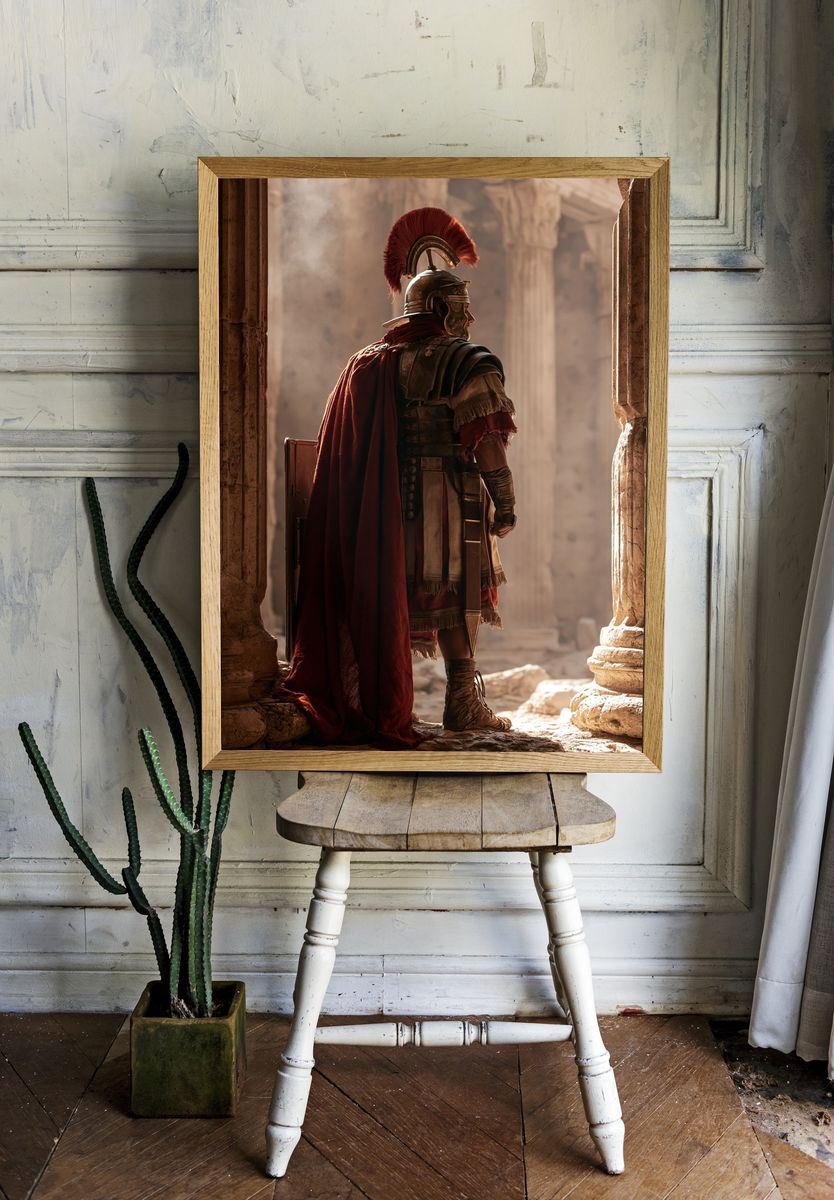 Roman Legionnaire — Cinematic Print. room preview