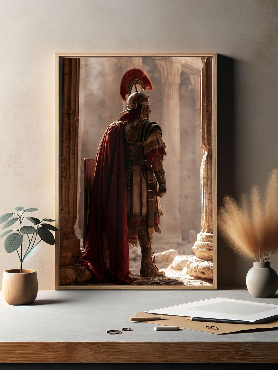 Roman Legionnaire — Cinematic Print. — room view 2
