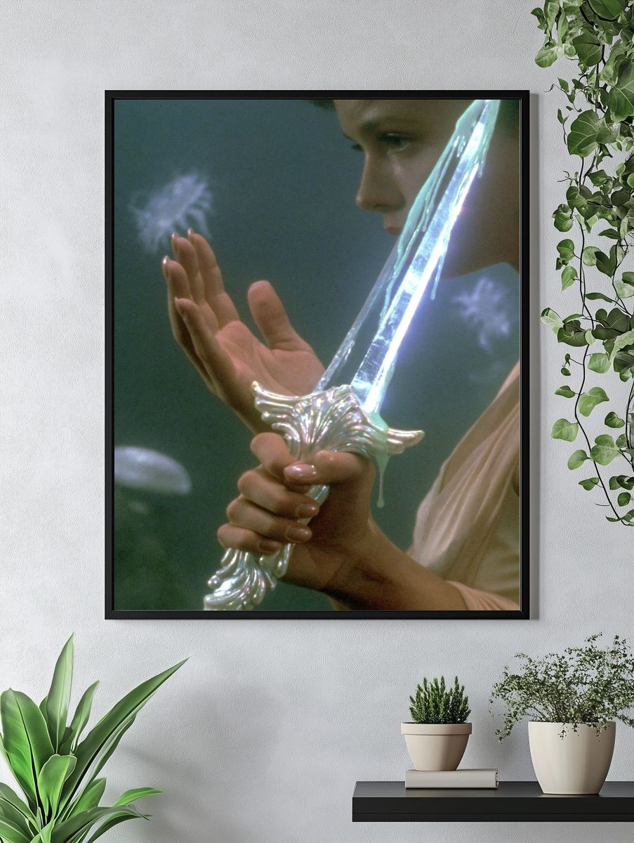 Fantasy Sword Portrait Poster. — room view 4