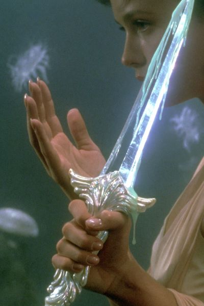 Fantasy Sword Portrait Poster.