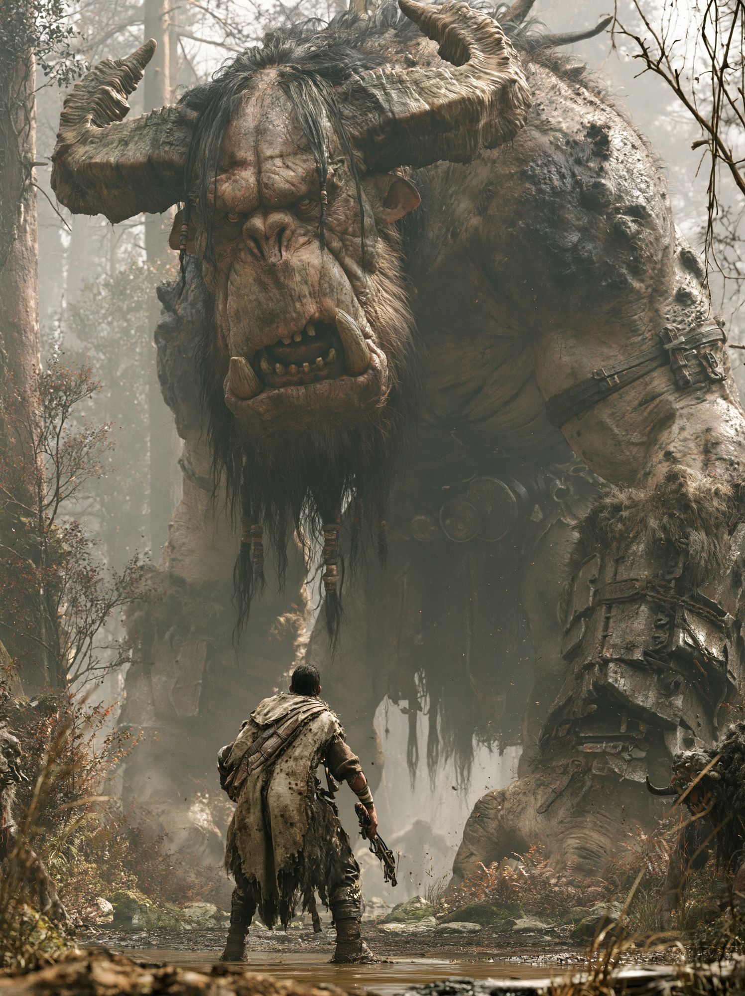 Giant Troll Forest Encounter Poster. poster — movies art