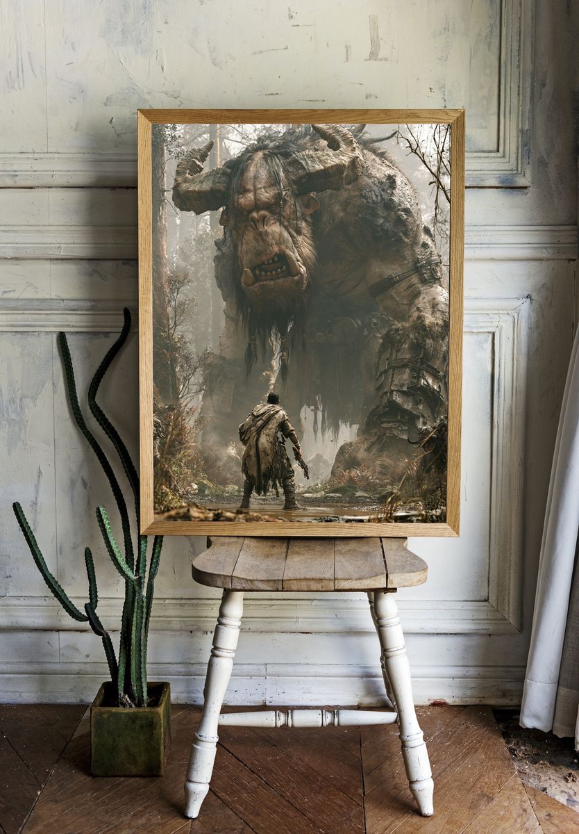 Giant Troll Forest Encounter Poster. — room view 1