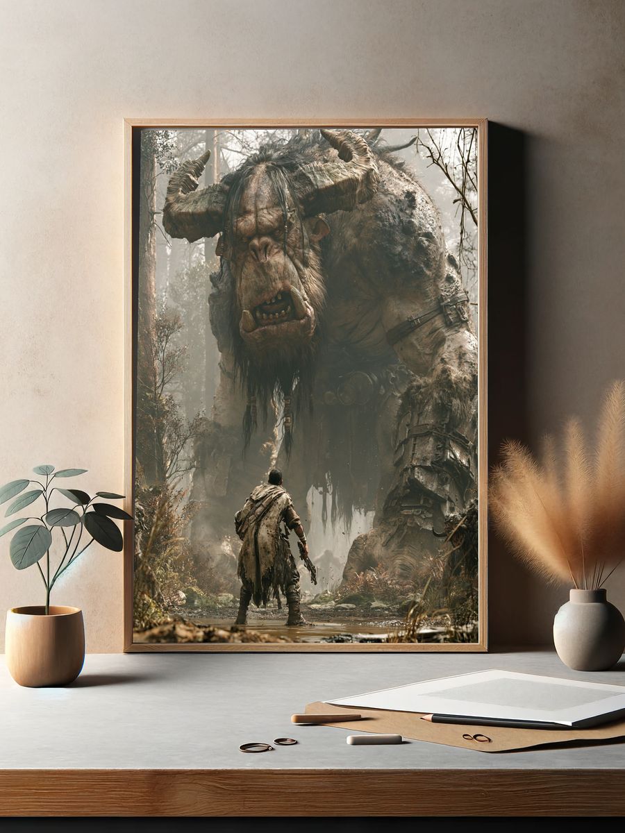 Giant Troll Forest Encounter Poster. — room view 2