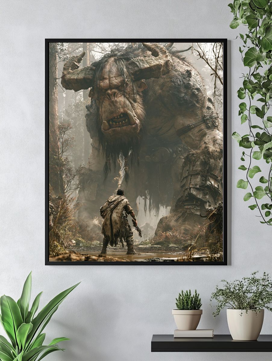 Giant Troll Forest Encounter Poster. — room view 4