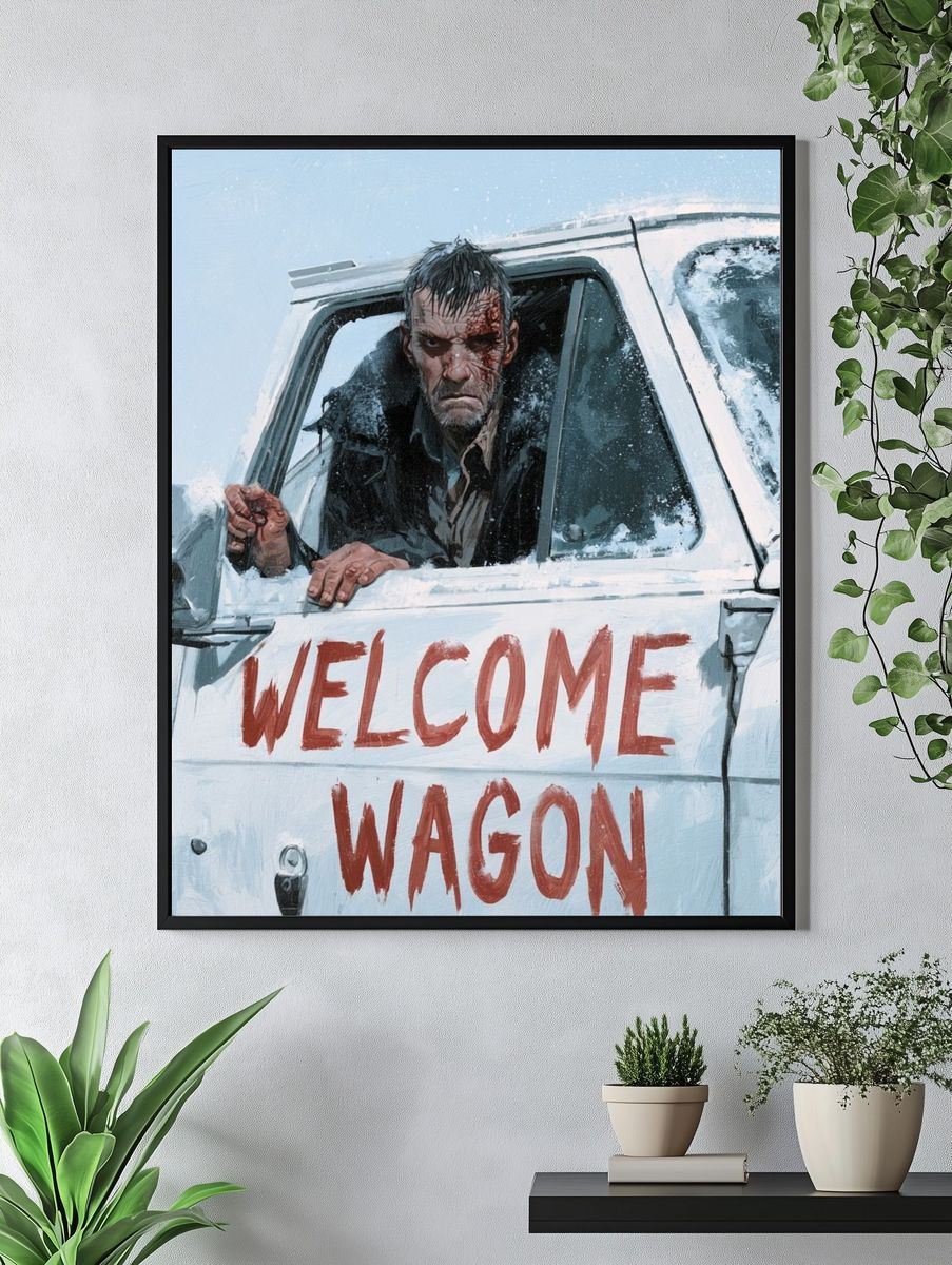Welcome Wagon Horror Poster. — room view 4