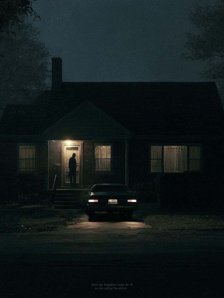 Midnight House Horror Poster. poster detail