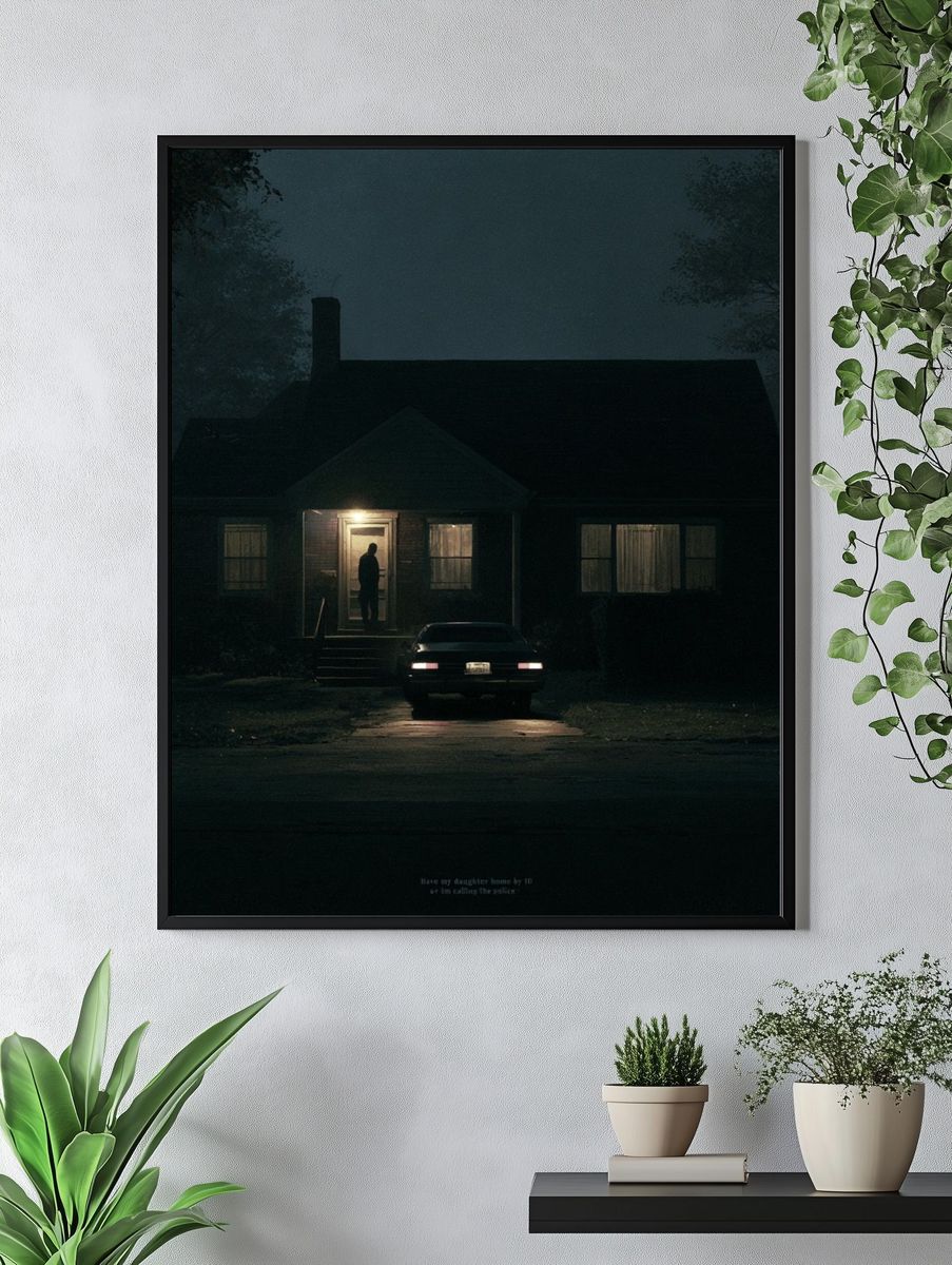 Midnight House Horror Poster. — room view 4