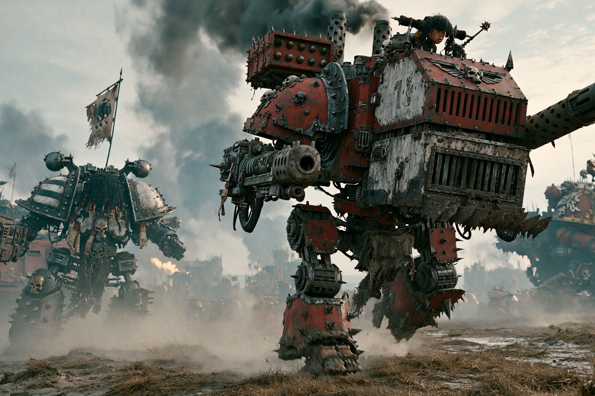 War Mechs Sci-Fi Poster. poster detail