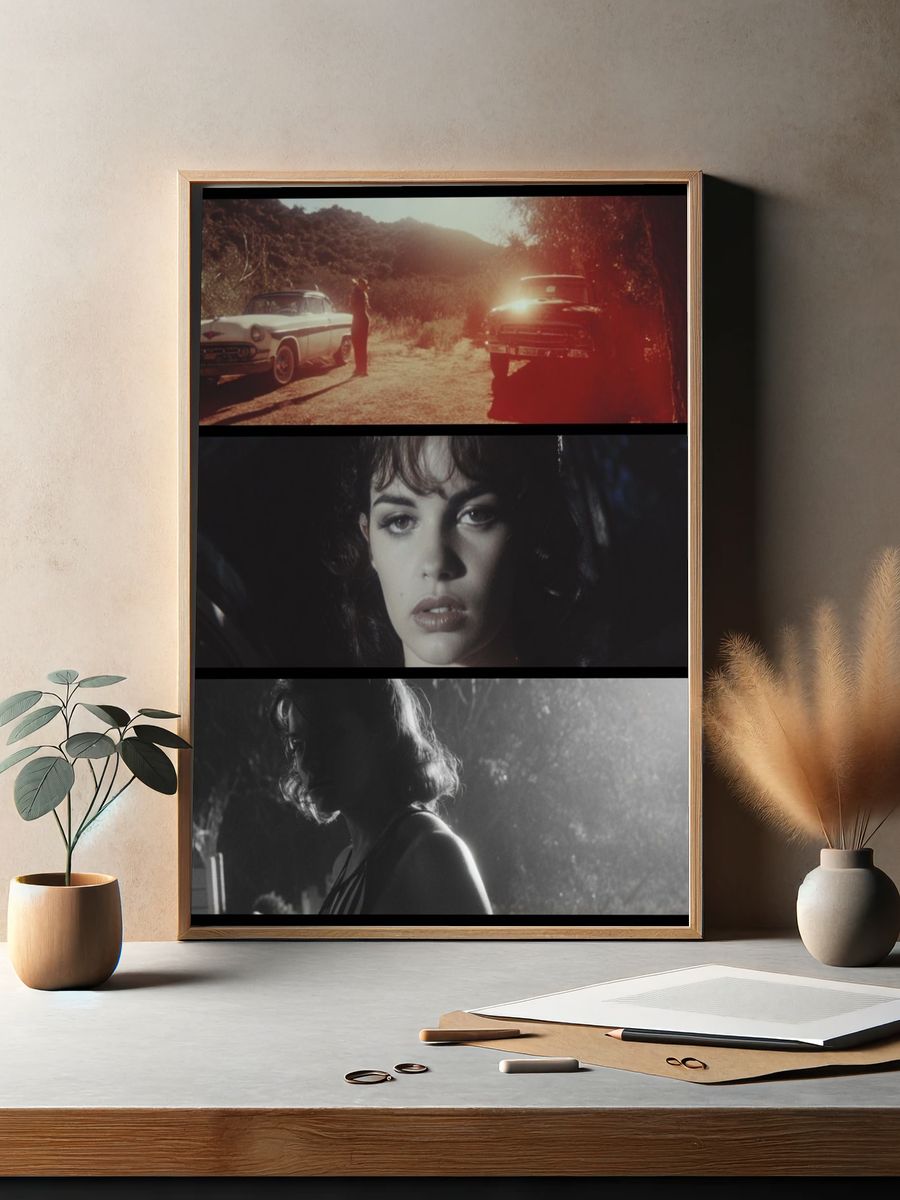 Cinematic Noir Portrait Poster. — room view 2