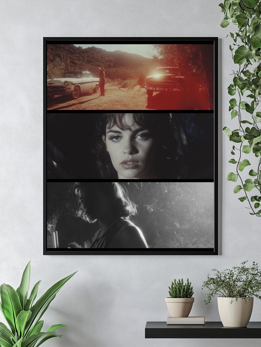 Cinematic Noir Portrait Poster. — room view 4