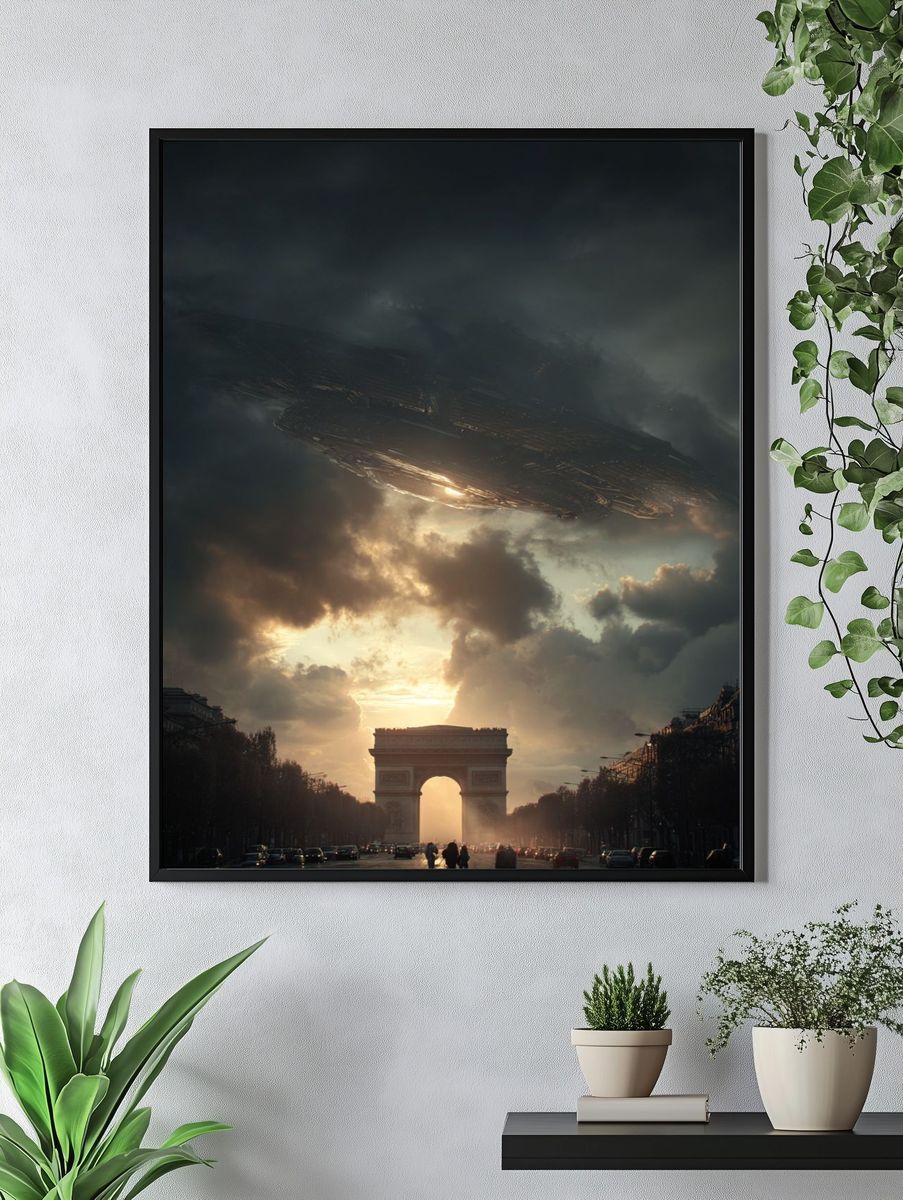 Arc de Triomphe Sci-Fi Poster. — room view 4