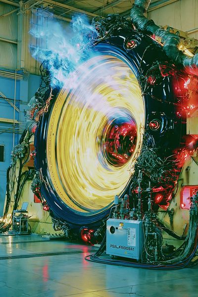 Sci-Fi Reactor Portal Print. poster