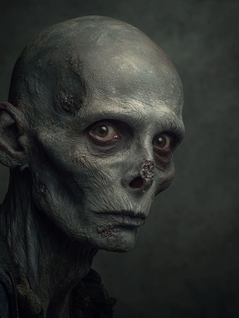 Alien Portrait Horror Print. poster — movies art