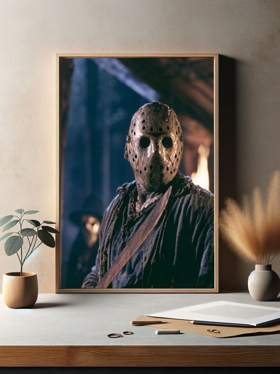 Jason Voorhees Horror Poster. — room view 2