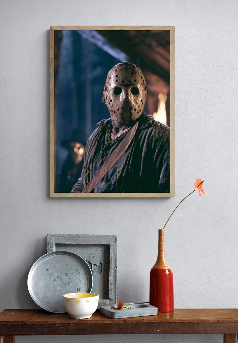 Jason Voorhees Horror Poster. — room view 3