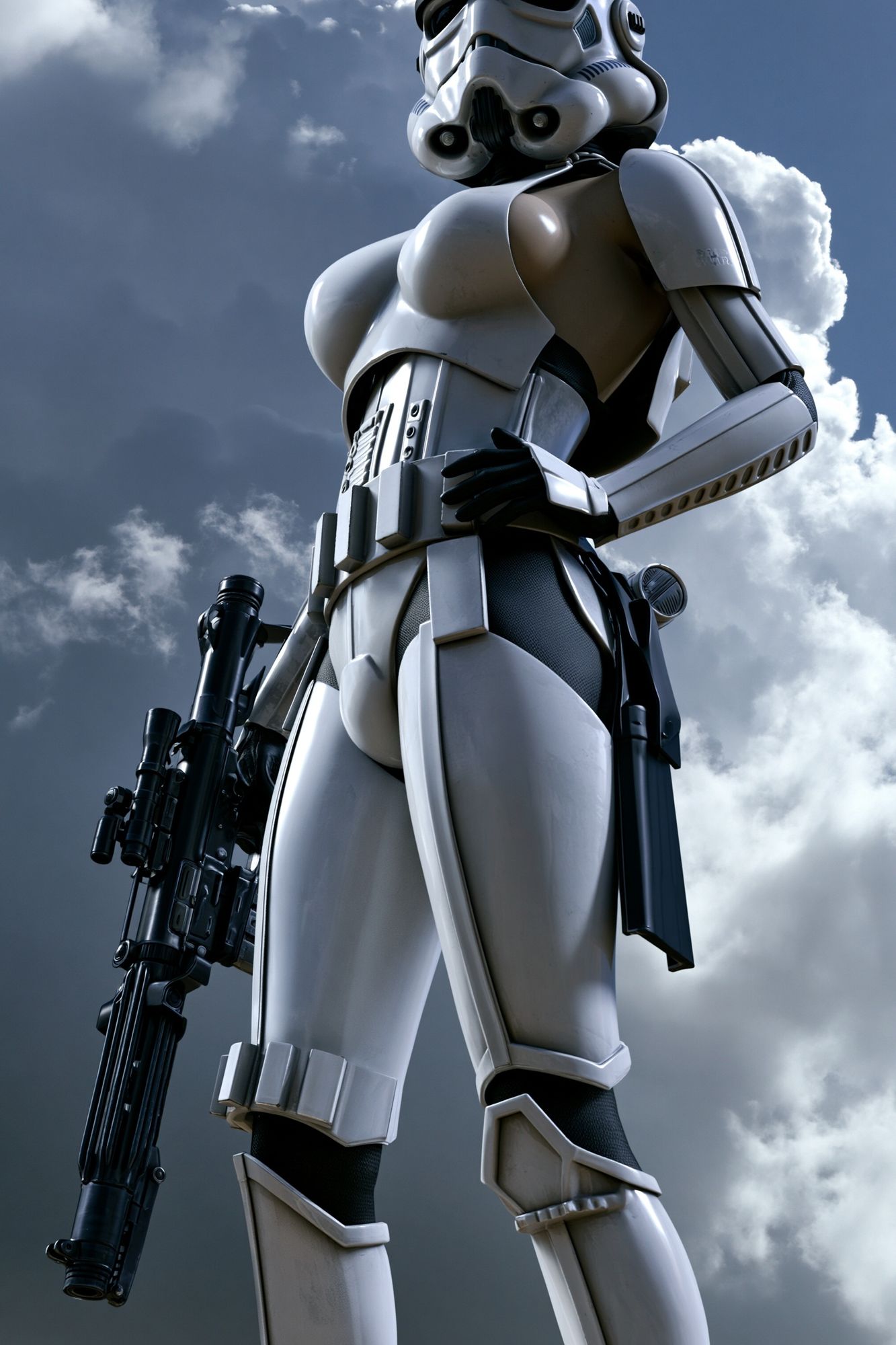 Stormtrooper Sky Patrol Poster. poster — movies art