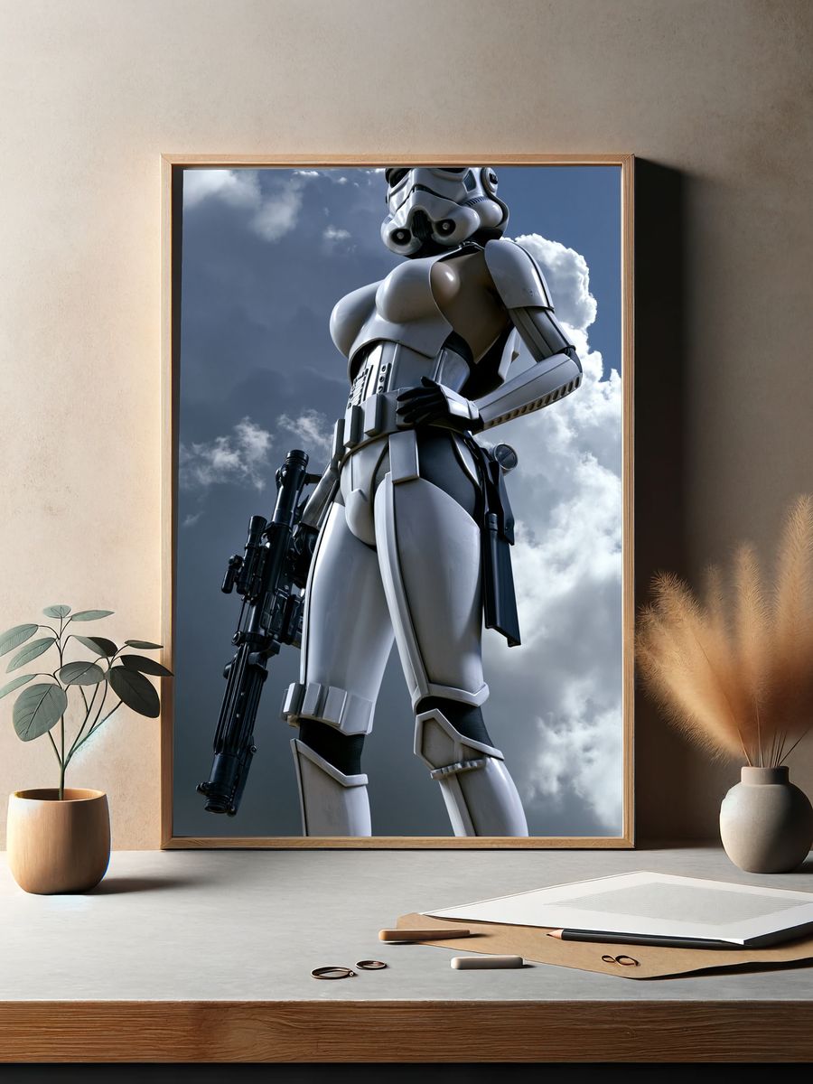 Stormtrooper Sky Patrol Poster. — room view 2