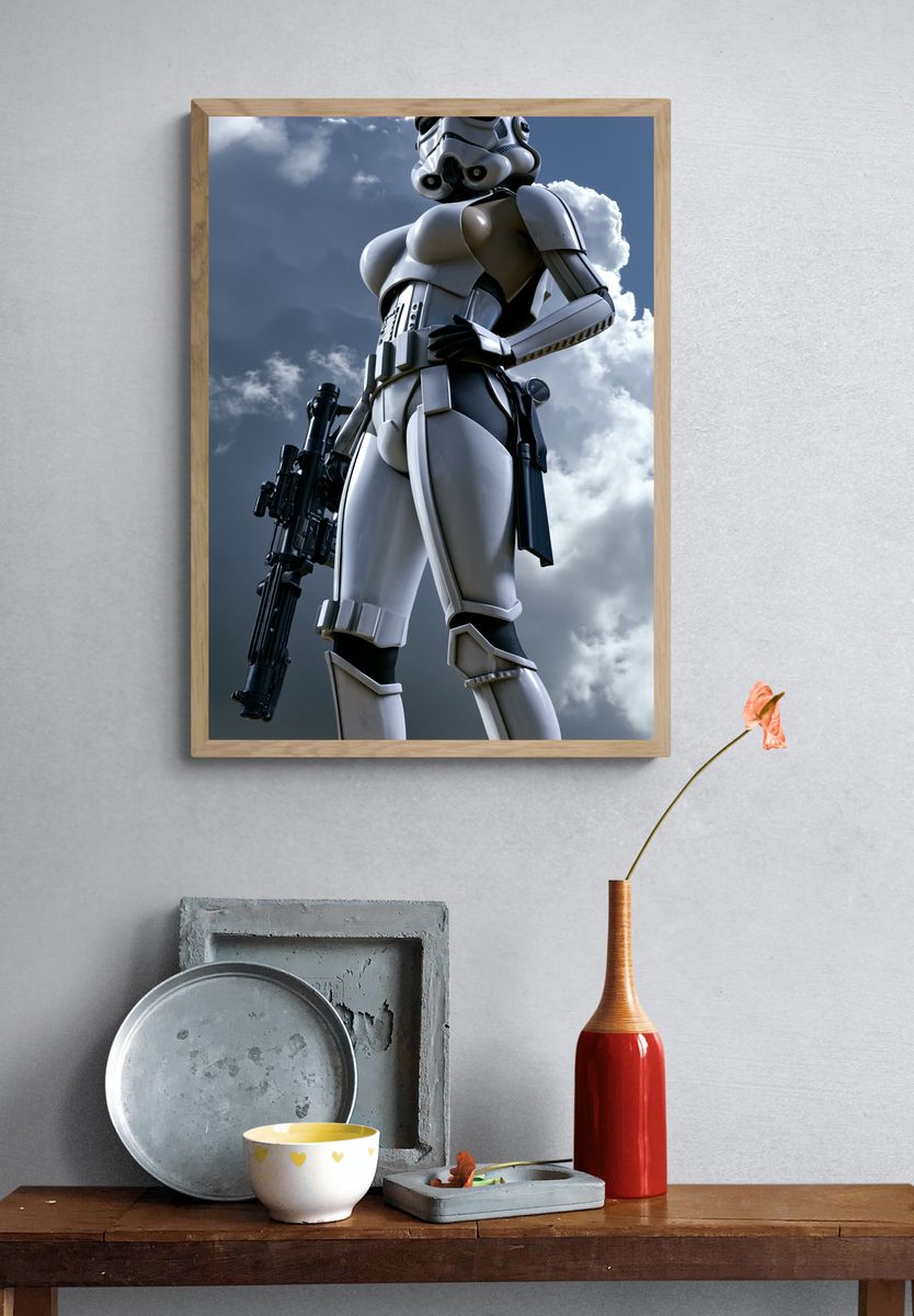 Stormtrooper Sky Patrol Poster. — room view 3