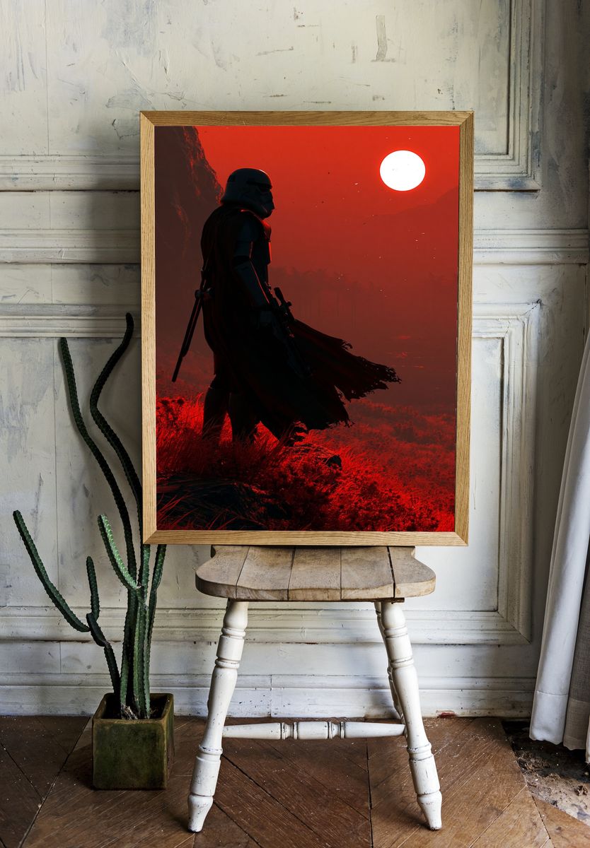 Sith Warrior Sunset Poster. — room view 1