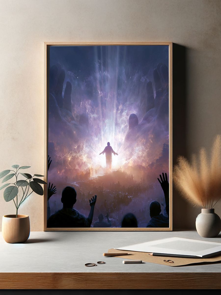 Celestial Awakening Sci-Fi Poster. — room view 2