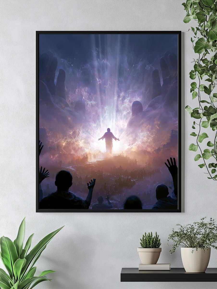 Celestial Awakening Sci-Fi Poster. — room view 4