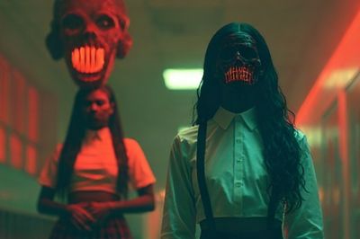 Horror Hallway Portrait Poster.